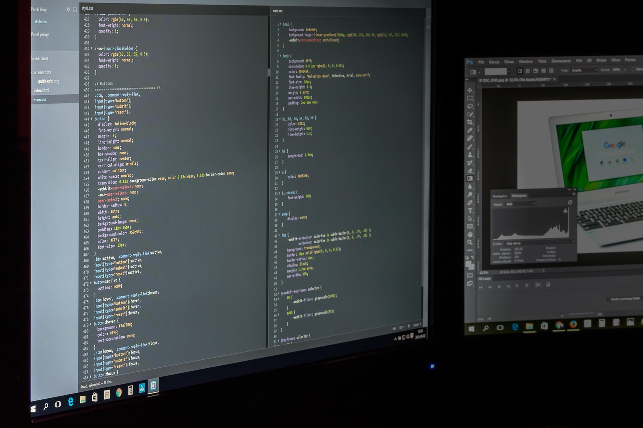Компьютерный монитор с 3d графикой